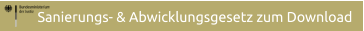 Sanierungs- & Abwicklungsgesetz zum Download